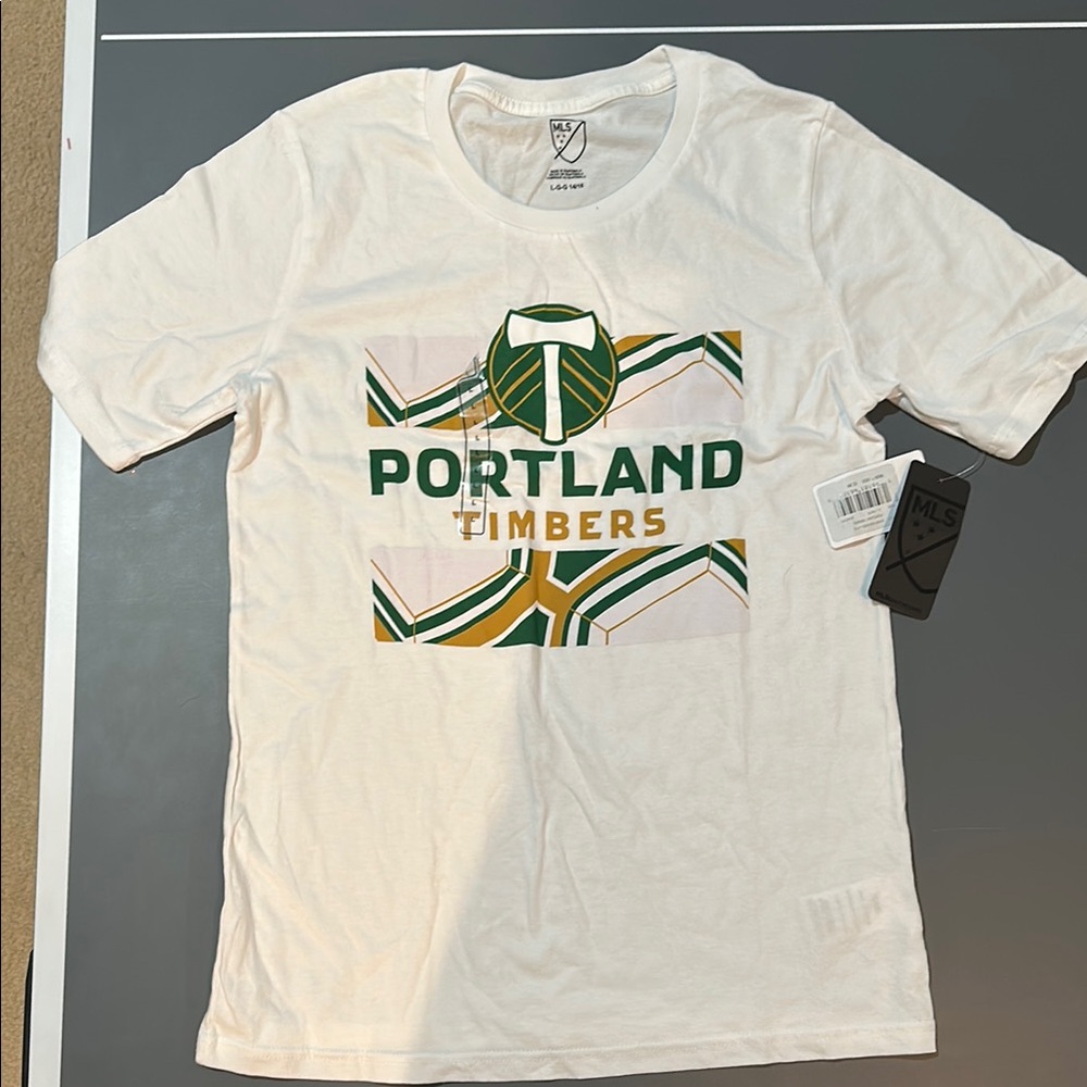 NWT Portland Timbers White Graphic T-Shirt